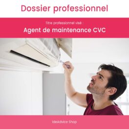 Dossier Professionnel Agent de maintenance CVC