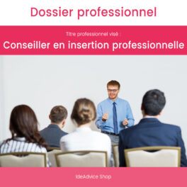 Dossier Professionnel Conseiller en insertion professionnelle