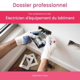 Dossier Professionnel Électricien d'équipement du bâtiment