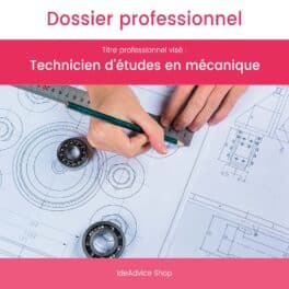 Dossier Professionnel Technicien d'études en mécanique
