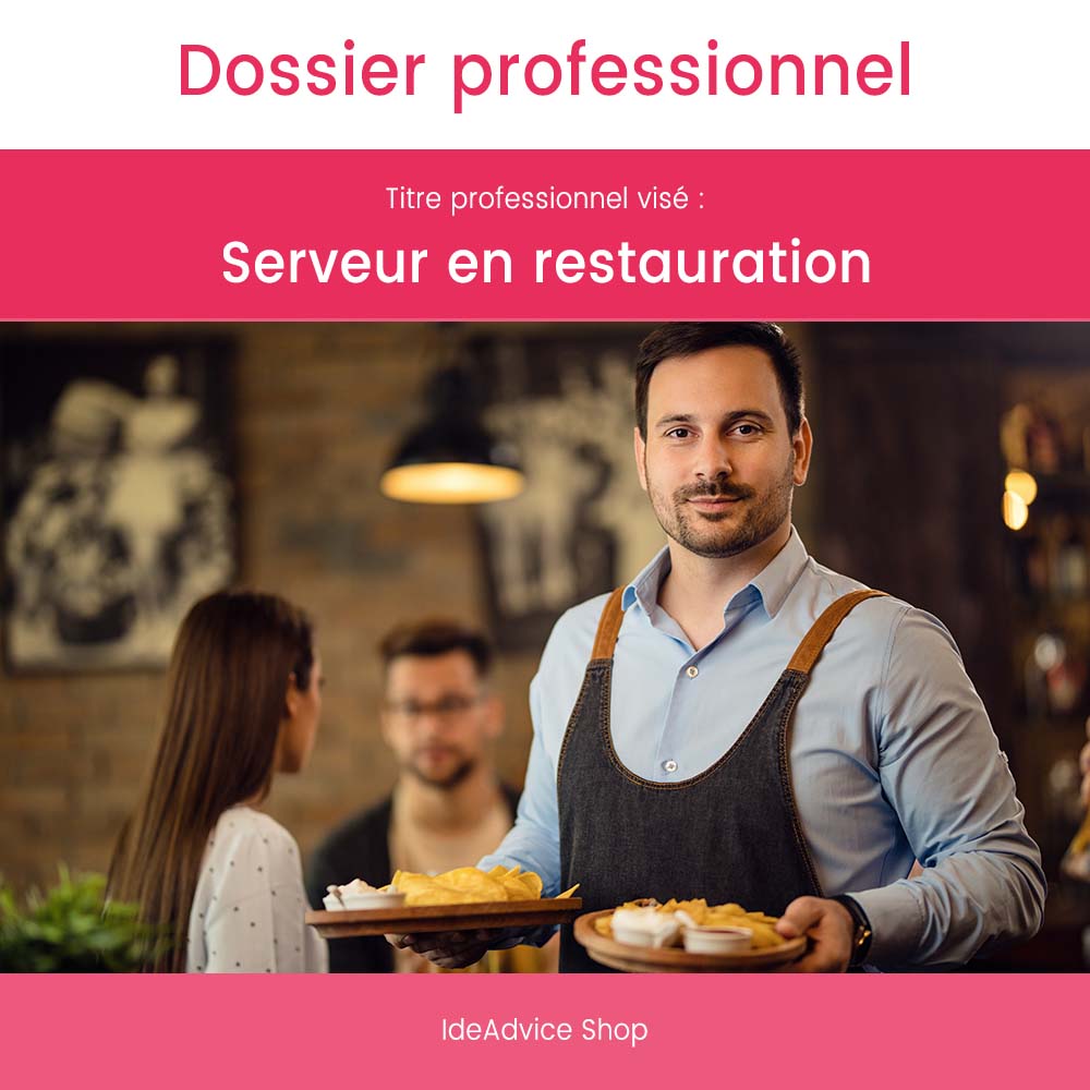 Dossier Professionnel Serveur en restauration