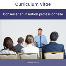 Modèle CV | Conseiller en insertion professionnelle