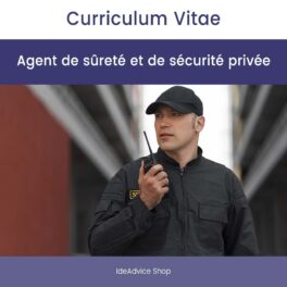 Modèle CV | Agent de sûreté et de sécurité privée