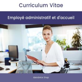 Modèle CV | Employé administratif et d'accueil