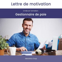 Lettre de motivation | Entrée en formation Gestionnaire de paie