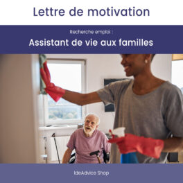 Lettre de motivation | Assistant de vie aux familles