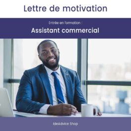 Lettre de motivation | Entrée en formation Assistant commercial